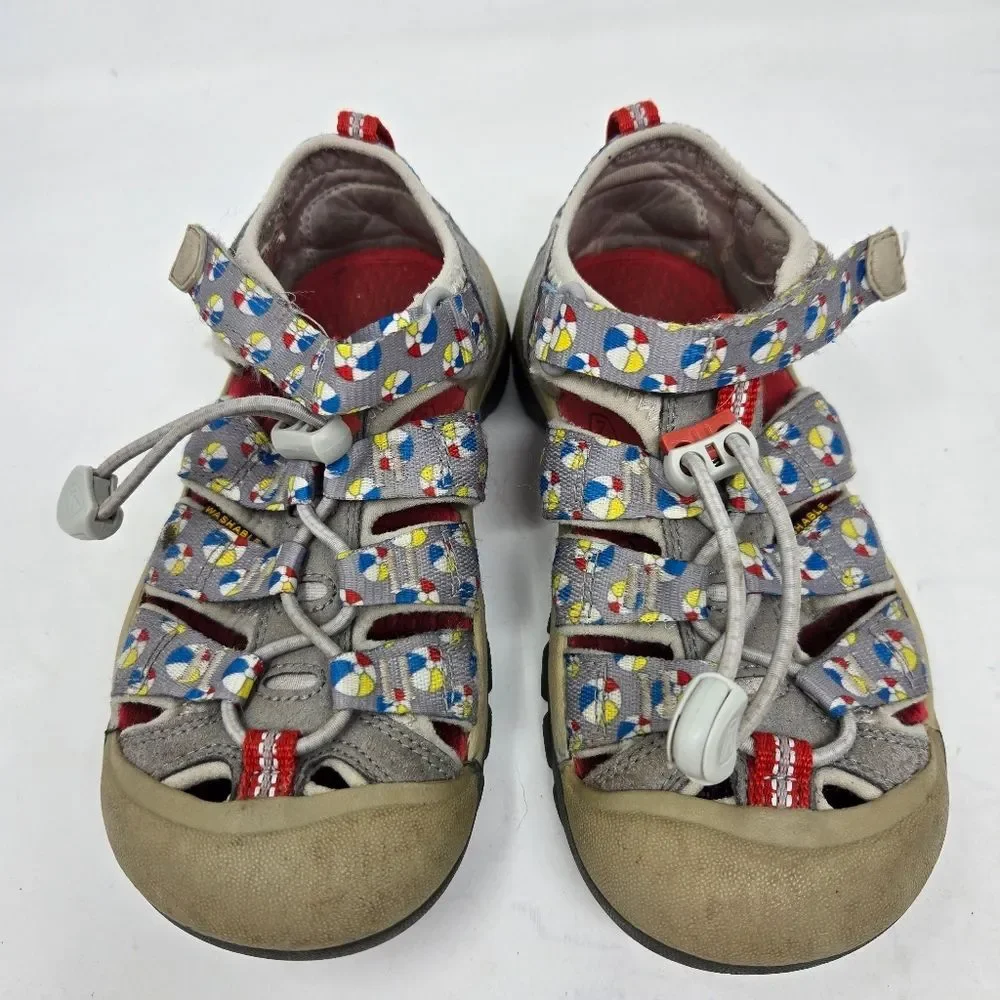 KEEN Newport H2 Sport Water Sandals Kids Size 13 Gray Beach Ball Washable Unisex